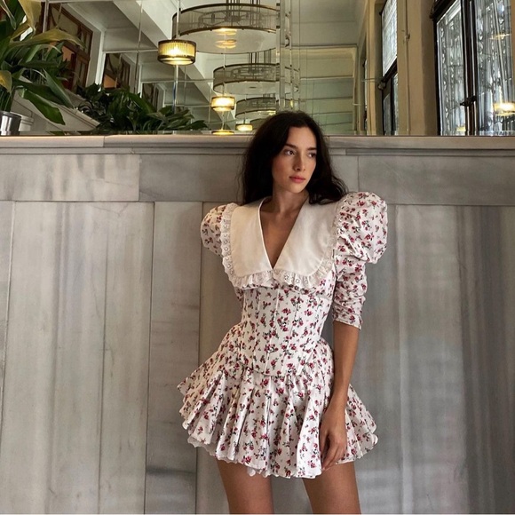 New Arrivals Dresses & Skirts - New Arrivals White Floral Mini Dress